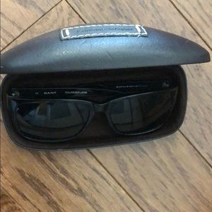 Zegna Black Sunglasses with case!